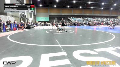 84 lbs Consi Of 4 - Jonathan Sells, Salem Elite Mat Club vs Reza Khademi, Daniel Cormier Wrestling Academy