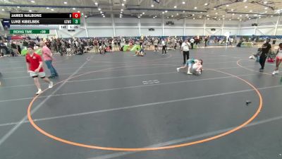 132 lbs Cons. Round 8 - James Nalbone, Hammers vs Luke Kibelbek, Unattached