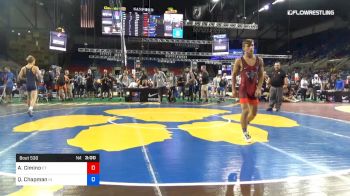 138 lbs Cons 64 #2 - Anthony Cimino, Connecticut vs Quinton Chapman, Indiana