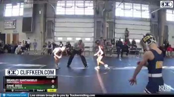 56 lbs Round 3 (8 Team) - Bradley Santangelo, Terps Xtreme vs Dane Sigle, PA Alliance White