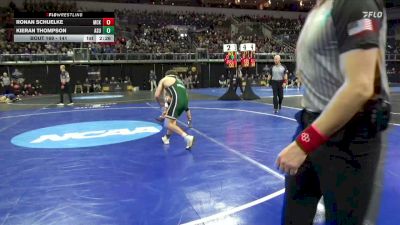 141 lbs Quarterfinal - Ronan Schuelke, McKendree vs Kieran Thompson, Adams St.
