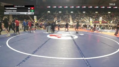 4A-106 lbs Quarterfinal - Chi Simmons, Sheridan vs Darris Todd, Green River