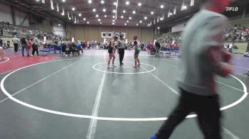 130 lbs Cons. Round 2 - Rogan Moeller, Rock Bridge vs Stella Wheeler, Ozark