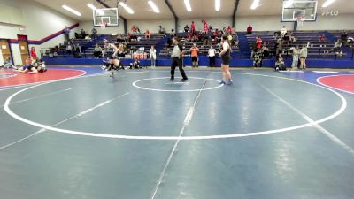 155 lbs Consi Of 4 - Emilie Robbins, Sallisaw HS vs Tristen Edmonds, Pryor Tigers Wrestling