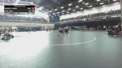 133 lbs Champ. Round 1 - Marley Hogai, Mt. San Antonio College vs Joel Ong, Santa Ana College