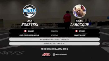 Joey Boretski vs Andre Larocque 2025 ADCC Niagara Open