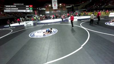 63 lbs Quarters - Caleb Johnson, RBWC (Rancho Bernardo Wrestling Club) vs Jesus Rocha, Daniel Cormier Wrestling Club