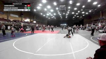 61 lbs Consi Of 8 #2 - Jaxon Devaul, Pikes Peak Warriors vs McCallen Sharon, Pueblo County WC
