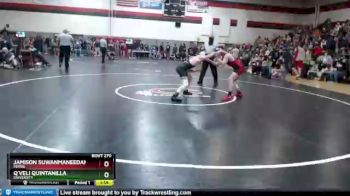 145 lbs Semifinal - Q`veli Quintanilla, University vs Jamison Suwanmaneedang, Ferris