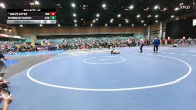 113 lbs Cons. Round 3 - Nicholas Tuatoo, Olympian vs Jacob Lopez, Will C. Wood