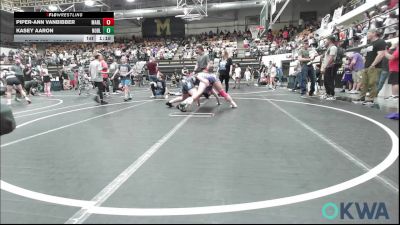 155 lbs Rr Rnd 5 - Piper-Ann VanBibber, Marlow Outlaws vs KASEY AARON, Noble Takedown Club