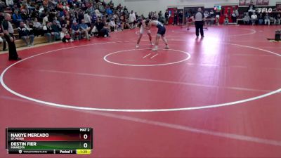 160 lbs Quarterfinal - Destin Fier, Minneota vs Nakiye Mercado, St. Peter