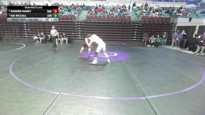 120 lbs Consolation - Darren Haney, Hartsville vs Kai McCall, Laurens