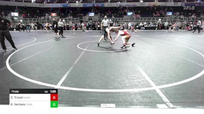 150 lbs Final - Drake Troxel, Nebraska Wrestling Academy vs Knox Verbais, Combative Sports Athletic Center