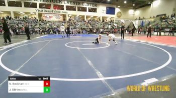 52 lbs Consi Of 8 #2 - Nathan Beckham, OC RTC vs Jag OBrien, Wasatch Wrestling Club