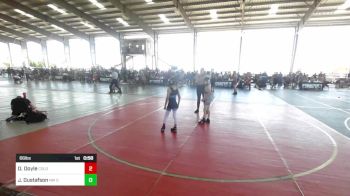 66 lbs Semifinal - DeShawn Doyle, Colorado Bad Boys vs Joshua Gustafson, NM Outlaws