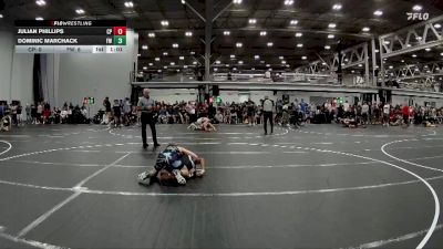 106 lbs Round 1 (6 Team) - Dominic Marchack, Freakztyle Wrestling vs Julian Phillips, Colonial Pride