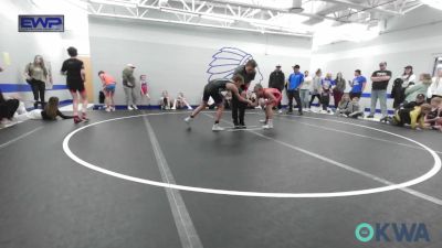 98 lbs Rr Rnd 3 - Max Burd, Weatherford Youth Wrestling vs Shaffer Gregory, Little Axe Takedown Club