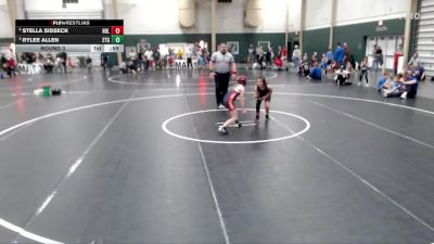 63-68 lbs Round 3 - Rylee Allen, 2TG vs Stella Sisseck, Holyoke