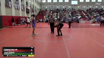 144 lbs Quarters & Wb (16 Team) - Amir Baidoo, Sparkman vs Thomas Dollar, Vestavia Hills