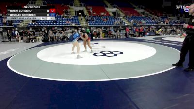 120 lbs Champ. Rd Of 32 - Noemi Cordero, CA vs Brynlee Sorensen, UT