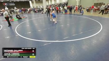 157 lbs Champ. Round 1 - Nathaniel Gallardo, Mustang Wrestling Club vs Samuel Carreno, South Side Wrestling Club