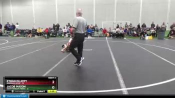 113 lbs Round 2 (4 Team) - Ethan Elliott, Nebraska Blue vs Jacob Mason, South Dakota Mania