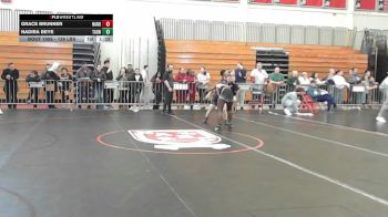 126 lbs Consi Of 8 #2 - Grace Brunner, North Andover vs Nadira Beye, Taunton