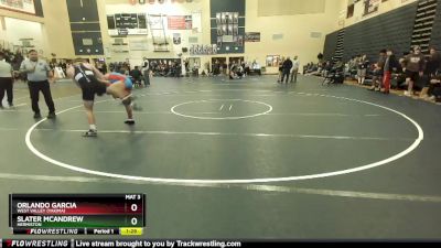 144 lbs Semifinal - Slater McAndrew, Hermiston vs Orlando Garcia, West Valley (Yakima)