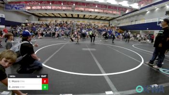 58 lbs Consolation - Caius Moore, Standfast vs Braylen Jones, Newcastle Youth Wrestling