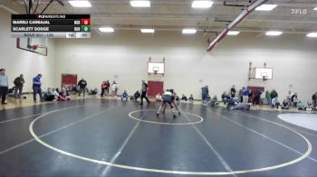 135 lbs Cons. Round 3 - Scarlett Dodge, Borah vs Mareli Carbajal, Meridian