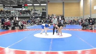 152 lbs Consi Of 8 #1 - Avyiana Saunders, Hope vs Moyao Sun, Hall