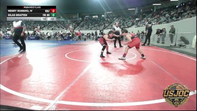 100 lbs Consi Of 8 #2 - Henry Romero, IV, Wolfpak Wrestling vs Silas Bratten, Jacket Wrestling Club