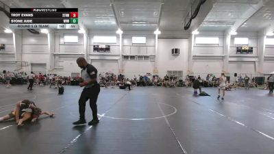 92 lbs Round 5 (8 Team) - Stone Jude, West Virginia Wild vs Troy Evans, Xtreme Team