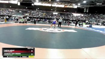 126 lbs Cons. Round 1 - Taryn Niday, Baker/Powder vs Hannah Van Orden, Mountain Home