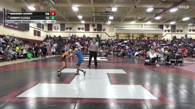 106 lbs Cons. Round 1 - Joseph Tlaxca, Clear Creek-Amana vs Brenden Lahart, PCM, Monroe