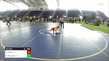 95 lbs Semifinal - Trevor Cowan, Jwc vs Apollo Willuweit, Winner Wrestling