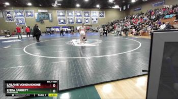 125 lbs Semifinal - Lailanie Vongnakhone, Sanger vs Emma Garrett, Atascadero