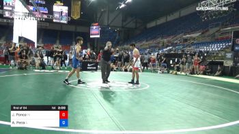 145 lbs Rnd Of 64 - Julian Ponce, Texas vs Alex Pena, Illinois