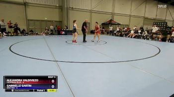 125 lbs Round 2 (8 Team) - Alejandra Valdiviezo, California Blue vs Gabrielle Gartin, Ohio Red