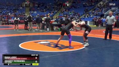 110 lbs Cons. Round 1 - Diana Lopez, Chicago (Phoenix Military Academy) vs Kennedy McMenimen, East Peoria