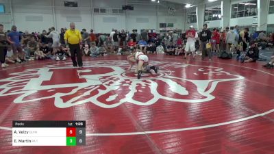 114 lbs Pools - Aiden Velzy, Olympia National vs Evan Martin, PA Titan Wrestling