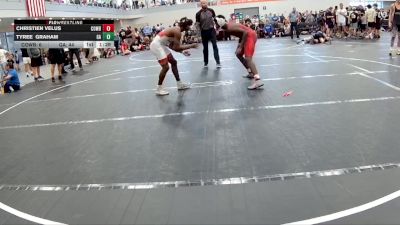 165 lbs Round 3 (6 Team) - Tyree Graham, Gladiator Alliance vs Christien Velus, Cowboy WC