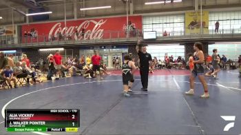 170 lbs Quarterfinal - Alia Vickrey, Baldwin County vs J. Walker Pointer, Bayshore HS