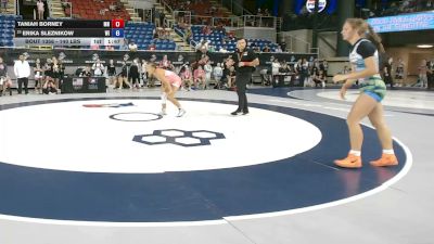 140 lbs Cons. Sub-rd Of 32 - Taniah Borney, Minnesota vs Erika Sleznikow, Wisconsin