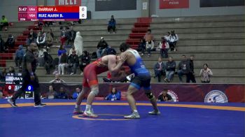 92 kg Round 1 - Jack Darrah, USA vs Brian Ruiz, VEN