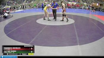 147 lbs Quarterfinals (8 Team) - Cutter Marsh, Crook County vs Maverick Heimbuck, Scappoose