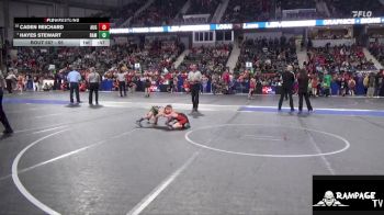 55 lbs Cons. Round 2 - Hayes Stewart, Rams vs Caden Reichard, Augusta