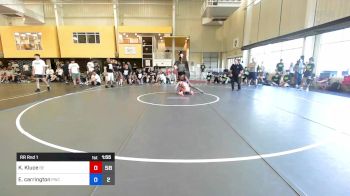 63 kg Rr Rnd 1 - Kade Kluce, Beast Of The East vs Elijah Carrington, Prime Wrestling Club