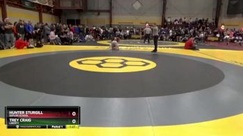 157 lbs Champ. Round 2 - Hunter Sturgill, Baylor School vs Trey Craig, Liberty